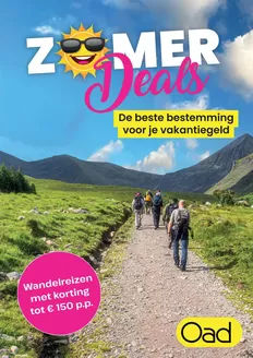 Catalogus van Oad in Linden | Zomerdeal flyer wandelvakanties 2024Oad Official | 2026-06-01T00:00:00.000Z - 2026-08-31T00:00:00.000Z