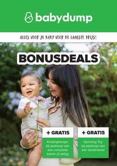 Catalogus van Baby-Dump | Bonusdeals | 2026-04-08T00:00:00.000Z - 2026-05-04T00:00:00.000Z