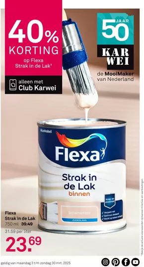 Catalogus van Karwei | Karwei folder | 2025-03-03T00:00:00.000Z - 2025-03-30T00:00:00.000Z
