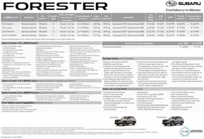 Catalogus van Subaru in Rijnsburg | Subaru Forester | 2025-03-04T00:00:00.000Z - 2026-03-04T00:00:00.000Z