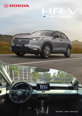 Catalogus van Honda in Eindhoven | Honda HR-V e:HEV — Prijslijst | 2025-03-08T00:00:00.000Z - 2025-03-22T00:00:00.000Z