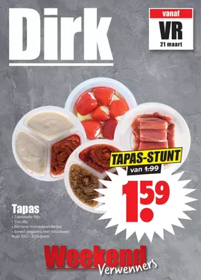 Catalogus van Dirk in Rotterdam | Aanbiedingen voor koopjesjagers | 2025-03-21T00:00:00.000Z - 2025-03-23T00:00:00.000Z