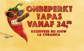 Catalogus van La Cubanita | Onbeperkt Tapas | 2025-03-20T00:00:00.000Z - 2025-04-03T00:00:00.000Z