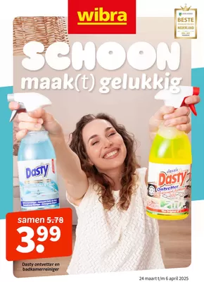 Catalogus van Wibra in Leiderdorp | Schoon  | 2025-03-21T00:00:00.000Z - 2025-04-06T00:00:00.000Z