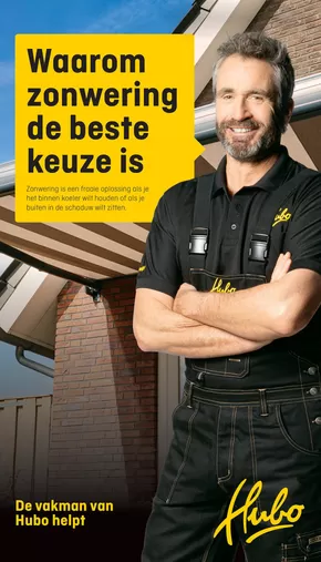 Catalogus van Hubo in Arnhem | Hubo Special Zonwering | 2025-03-25T00:00:00.000Z - 2025-04-08T00:00:00.000Z