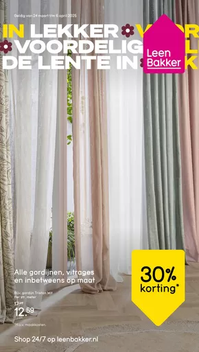 Catalogus van Leen Bakker in Groningen | Leen Bakker folder | 2025-03-24T00:00:00.000Z - 2025-04-06T00:00:00.000Z