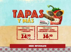 Catalogus van La Cubanita in Nistelrode | Tapas y más | 2025-04-23T00:00:00.000Z - 2025-05-07T00:00:00.000Z