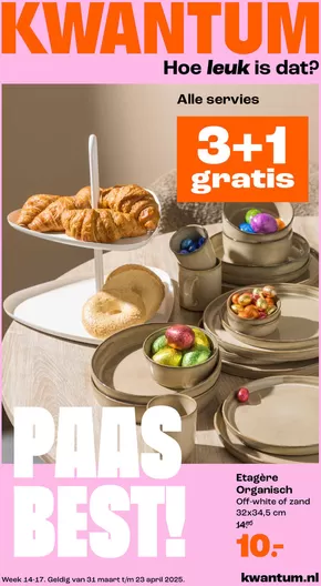 Catalogus van Kwantum | Kwantum Folder - Wk 16-17 Nl Kwantum Folder | 2025-03-31T00:00:00.000Z - 2025-04-23T00:00:00.000Z