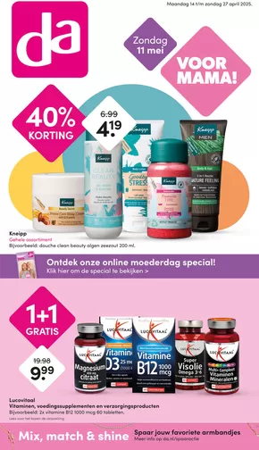 Catalogus van DA | Maandag 14 t/m zondag 27 april 2025. | 2025-04-14T00:00:00.000Z - 2025-04-27T00:00:00.000Z
