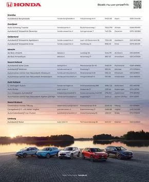 Catalogus van Honda in Velserbroek | Honda Alle dealers in Nederland | 2025-04-17T00:00:00.000Z - 2025-05-01T00:00:00.000Z