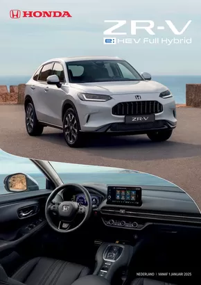 Catalogus van Honda in Velserbroek | Honda ZR-V e:HEV — Prijslijst | 2025-04-17T00:00:00.000Z - 2025-05-01T00:00:00.000Z