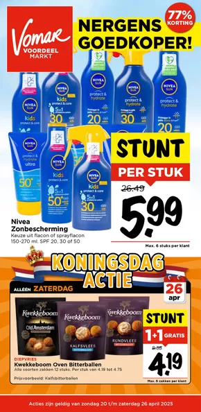 Catalogus van Vomar in Amsterdam | Folder van volgende week | 2025-04-20T00:00:00.000Z - 2025-04-26T00:00:00.000Z