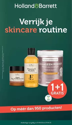 Catalogus van Holland & Barrett in Rotterdam | Verrijk je skincare routine | 2025-04-22T00:00:00.000Z - 2025-04-27T00:00:00.000Z