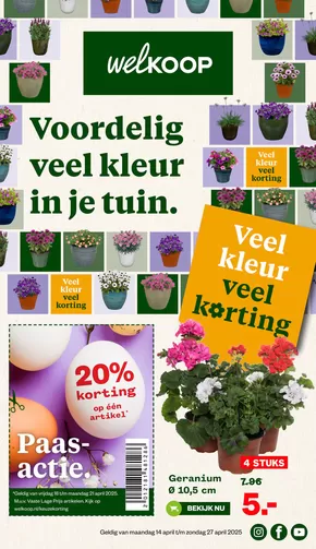 Catalogus van Welkoop in Groningen | Veel kleur veel korting | 2025-04-22T00:00:00.000Z - 2025-04-27T00:00:00.000Z