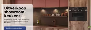 Uitverkoop showroom- keukens