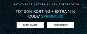 Tot 50% korting + extra 15%