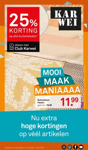Catalogus van Karwei in Aalsmeer | Karwei folder | 2025-05-05T00:00:00.000Z - 2025-05-11T00:00:00.000Z