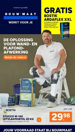 Catalogus van Bouwmaat in Harlingen | Bouwmaat folder | 2025-05-05T00:00:00.000Z - 2025-06-01T00:00:00.000Z