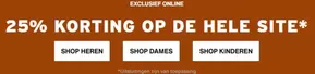25% korting op de hele site