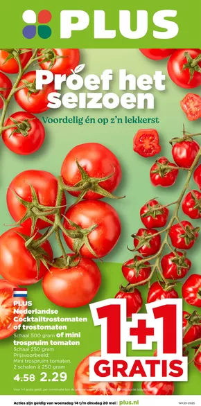 Catalogus van Plus in Bedum | Geweldige kortingen op geselecteerde producten | 2025-04-16T00:00:00.000Z - 2025-06-17T00:00:00.000Z