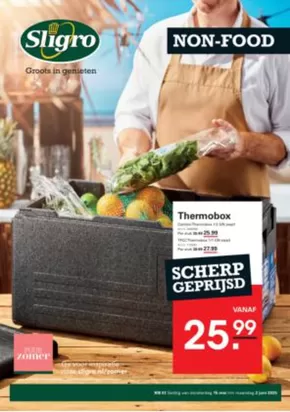 Catalogus van Sligro in Vianen (Noord-Brabant) | Topdeals en kortingen | 2025-05-15T00:00:00.000Z - 2025-06-02T00:00:00.000Z