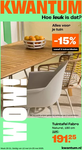 Catalogus van Kwantum in Maastricht | Kwantum Folder - Wk 20-21 Kwantum Folder Nl | 2025-05-12T00:00:00.000Z - 2025-05-25T00:00:00.000Z