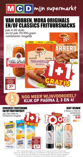 Catalogus van MCD Supermarkt | Geweldig aanbod voor koopjesjagers | 2025-05-12T00:00:00.000Z - 2025-05-18T00:00:00.000Z
