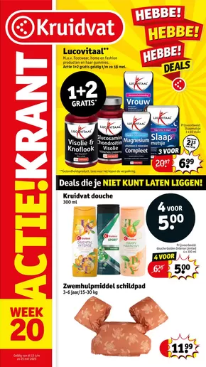 Catalogus van Kruidvat in De Wilp | Kruidvat folder | 2025-05-12T00:00:00.000Z - 2025-05-25T00:00:00.000Z