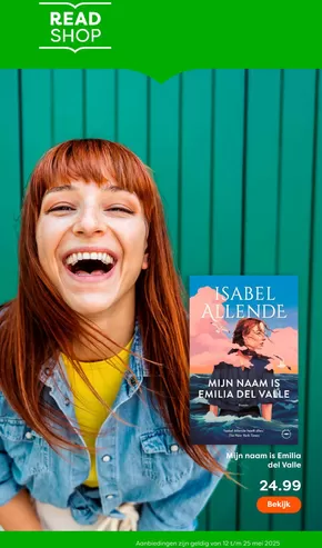 Catalogus van The Read Shop | Isabel allende | 2025-05-12T00:00:00.000Z - 2025-05-25T00:00:00.000Z