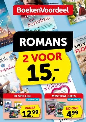 Catalogus van Boekenvoordeel | Romans 2 voor 15,- | 2025-05-12T00:00:00.000Z - 2025-05-18T00:00:00.000Z