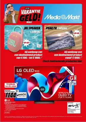 Catalogus van Media Markt | Vakantie geld! deals | 2025-05-19T00:00:00.000Z - 2025-06-08T00:00:00.000Z