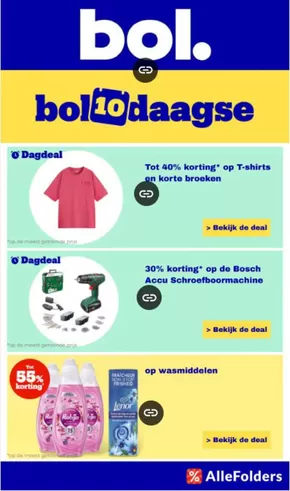 Catalogus van Bol.com in Dreumel | Bol10daagse | 2025-05-20T00:00:00.000Z - 2025-05-28T00:00:00.000Z