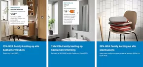15% IKEA Family korting op alle badkamermeubels