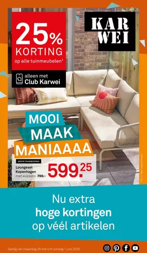 Catalogus van Karwei in Groesbeek | Karwei folder | 2025-05-26T00:00:00.000Z - 2025-06-01T00:00:00.000Z