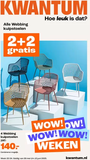 Catalogus van Kwantum in Emmen | Kwantum Folder - Wk 22-24 Kwantum Folder Nl | 2025-05-26T00:00:00.000Z - 2025-06-15T00:00:00.000Z