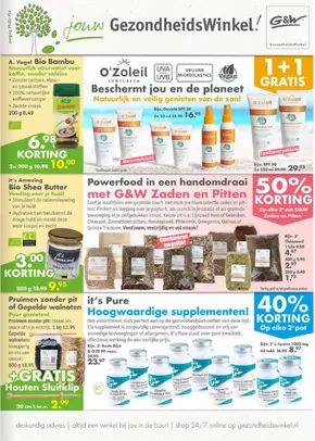 Catalogus van Gezond & Wel in Tilburg | 50% Korting  | 2025-05-28T00:00:00.000Z - 2025-06-22T00:00:00.000Z
