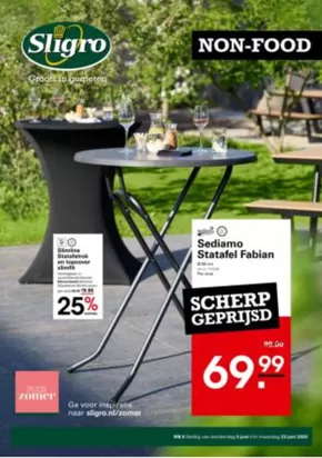 Catalogus van Sligro in Arnhem | Geweldige kortingen op geselecteerde producten | 2025-06-05T00:00:00.000Z - 2025-06-23T00:00:00.000Z