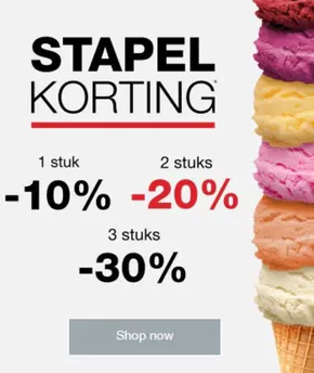Stapel korting