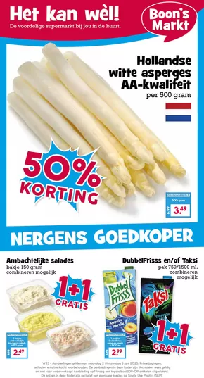 Catalogus van Boon's Markt in Maastricht | Kortingen en acties | 2025-06-02T00:00:00.000Z - 2025-06-08T00:00:00.000Z