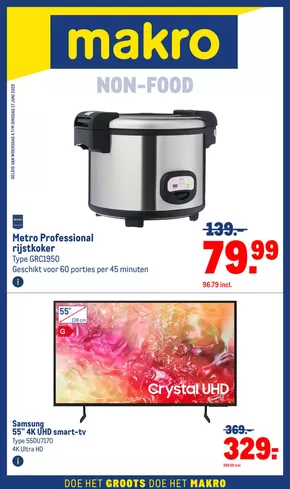 Catalogus van Makro in Nuth | Non-food | 2025-06-04T00:00:00.000Z - 2025-06-17T00:00:00.000Z