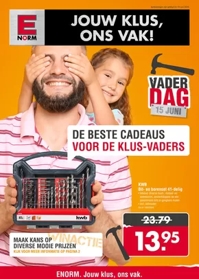 Catalogus van Enorm in Uden | De beste cadeaus voor de klus-vaders | 2025-06-02T00:00:00.000Z - 2025-06-14T00:00:00.000Z