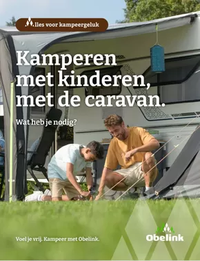 Catalogus van Obelink | Kamperen met kinderen, met de caravan. | 2025-06-02T00:00:00.000Z - 2025-06-30T00:00:00.000Z