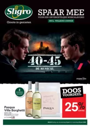 Catalogus van Sligro in Alkmaar | Grote selectie aanbiedingen | 2025-06-05T00:00:00.000Z - 2025-06-23T00:00:00.000Z