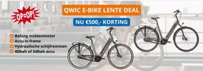 Qwic e-bike lente deal