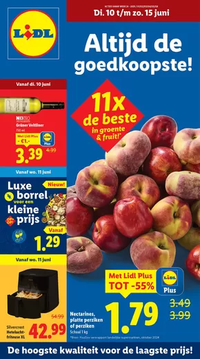 Catalogus van Lidl in Ruurlo | Topdeals voor alle klanten | 2025-06-05T00:00:00.000Z - 2025-06-15T00:00:00.000Z