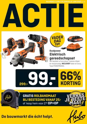 Catalogus van Hubo in Velserbroek | Hubo Actuele folder | 2025-06-09T00:00:00.000Z - 2025-06-22T00:00:00.000Z