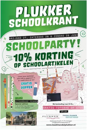 Catalogus van Boekhandel Plukker | 10% korting op schoolartikelen | 2025-06-09T00:00:00.000Z - 2025-06-29T00:00:00.000Z