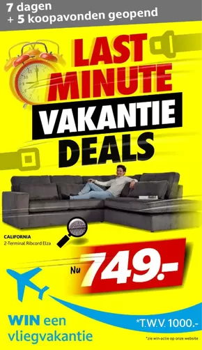 Catalogus van Seats and Sofas in Assen | Last minute vakantie deals | 2025-06-10T00:00:00.000Z - 2025-06-29T00:00:00.000Z