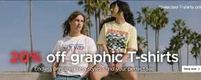 20% off graphic T-shirts
