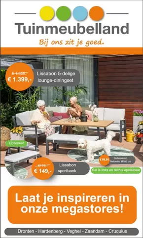 Catalogus van Tuinmeubelland in Amsterdam | Laat je inspireren in onze megastores! | 2025-06-11T00:00:00.000Z - 2025-06-22T00:00:00.000Z